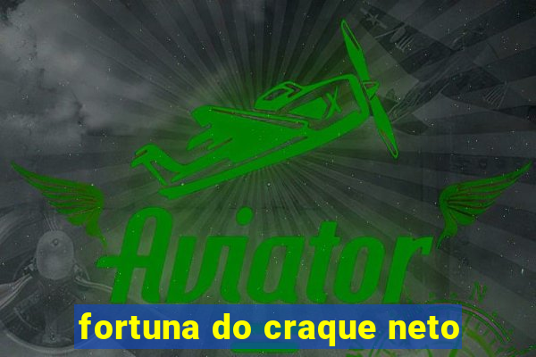 fortuna do craque neto